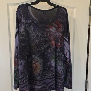 Westbound Women Multicolor Long Sleeve Top
